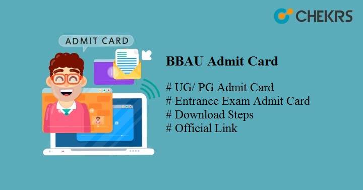 bbau admit card 2023