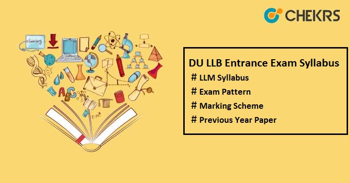 DU LLB Entrance Exam Syllabus 2019