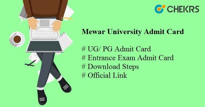 mewar university admit card 2024