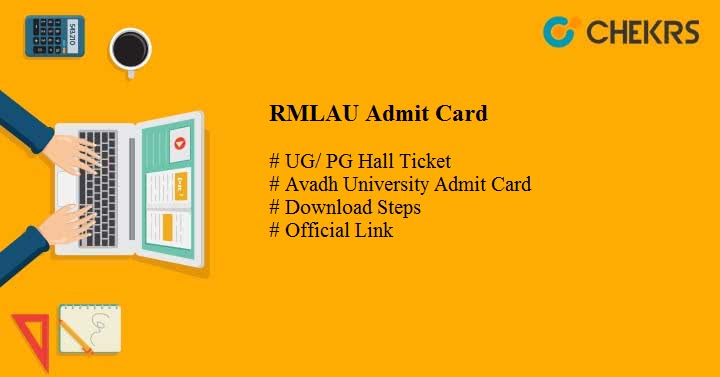 rmlau admit card 2023