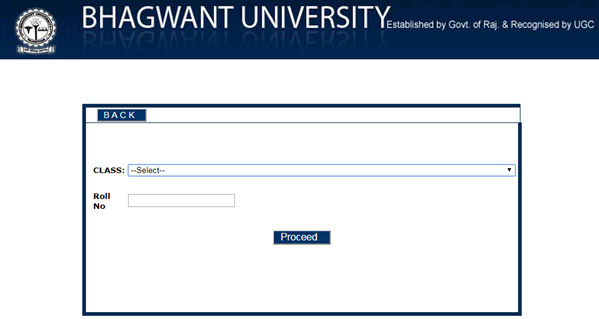 Bhagwant University Result 2020