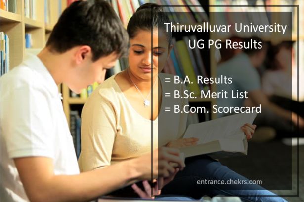 Thiruvalluvar University Result 2024
