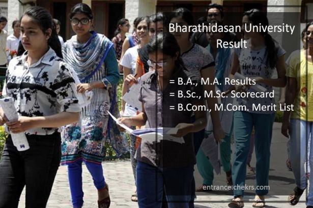 Bharathidasan University UG Results 2023