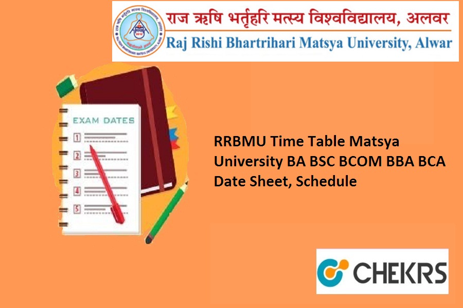 RRBMU Time Table 2023