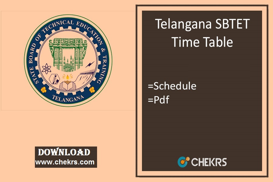 TS SBTET Time Table 2024