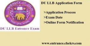 DU LLB Application Form 2024