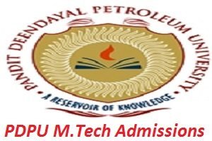 PDPU M.Tech Admissions 2017