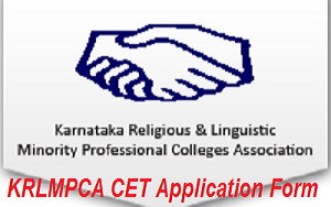 KRLMPCA CET Application Form 2017