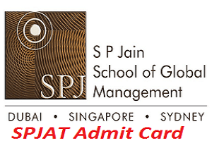 SPJAT Admit Card 2017