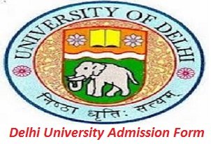 Delhi University Admission Form 2017