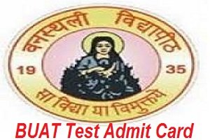 BUAT Admit Card 2017, Check Banasthali University Aptitude Test Hall Ticket 2017