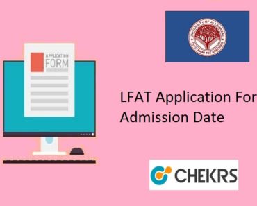 LFAT Application Form 2025- Allahabad University, Apply Online Application