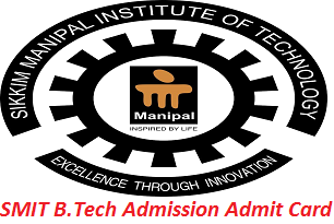 SMIT B.Tech Admission Admit Card 2017, Check SMIT B.Tech Hall Ticket