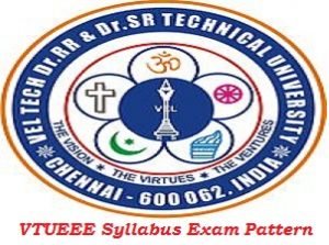 VTUEEE Syllabus 2017, Check Exam Pattern of Veltech University EEE 2017