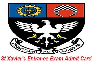 St. Xavier’s Entrance Exam Admit Card 2017, Check St. Xavier’s Entrance Exam Hall Ticket 2017