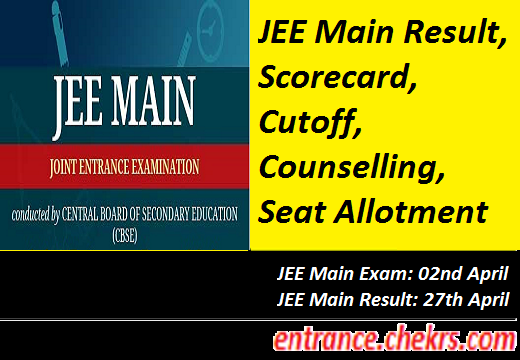 JEE Main Result 2025, Scorecard, Cutoff, Counselling, Seat Allotment
