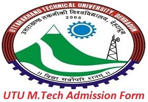 Uttarakhand M.Tech Admissions Application Form 2017, UTU PG Admission Form