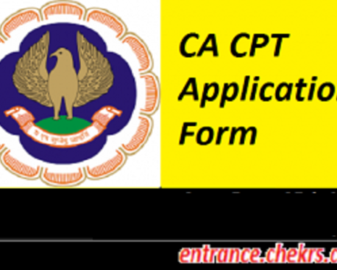 CA CPT Application Form 2024- Apply Online, Application Process