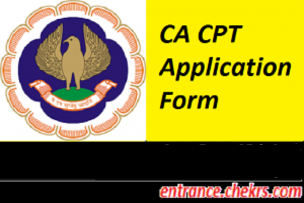 CA CPT Application Form 2021
