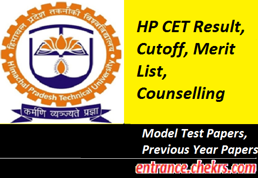 HP CET Result 2025, Cutoff, Merit List, Counselling