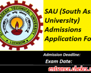 South Asian University Admission 2025 SAU Online Application Form Date