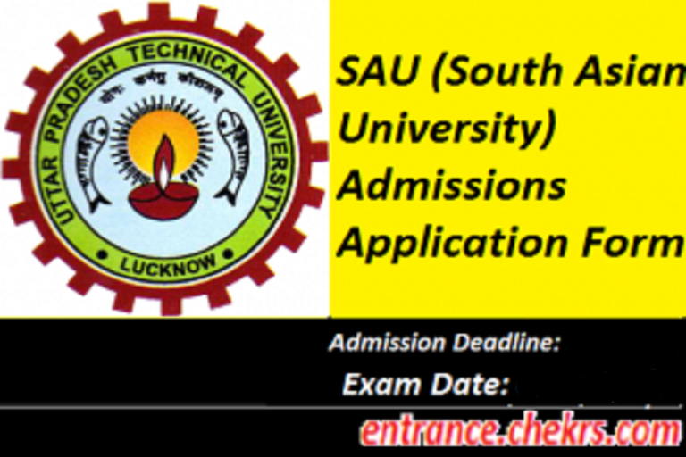 South Asian University Admission 2025 Sau Online Application Form Date