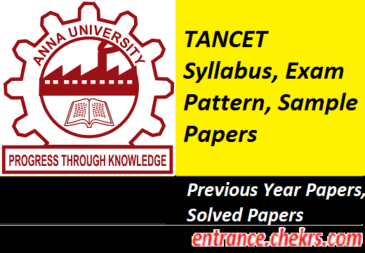 TANCET MBA 2025 Syllabus, Exam Pattern, Sample Papers, Previous Year Papers