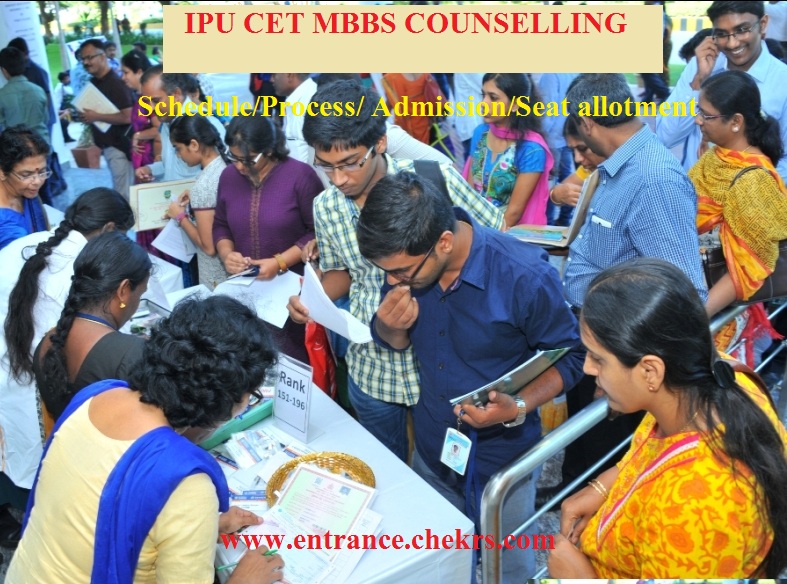 IPU MBBS COUNSELLING schedule