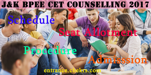 J&K BOPEE CET Counselling Procedure