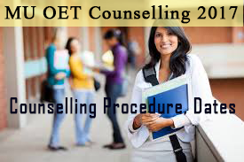 MU OET Counselling schedule