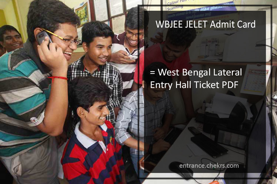 WBJEE JELET Admit Card 2024 Download West Bengal Lateral Entry Hall Ticket Pdf