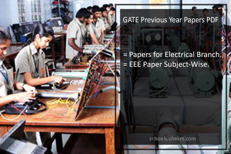 GATE Previous Year Question Papers With Solutions for EEE- Pdf Download