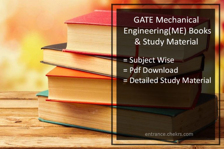 GATE 2025 Books for Mechanical Engineering (ME) Pdf Download