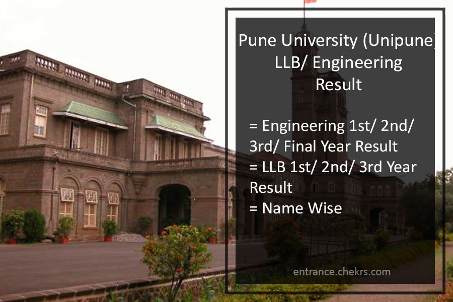 Pune University LLB/ Engineering Result 2024