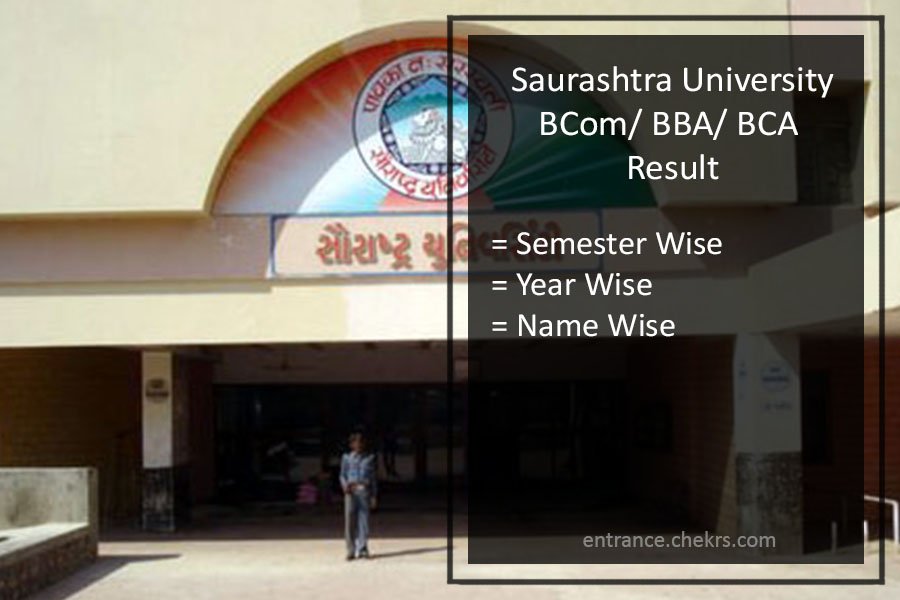 Saurashtra University Result 2021