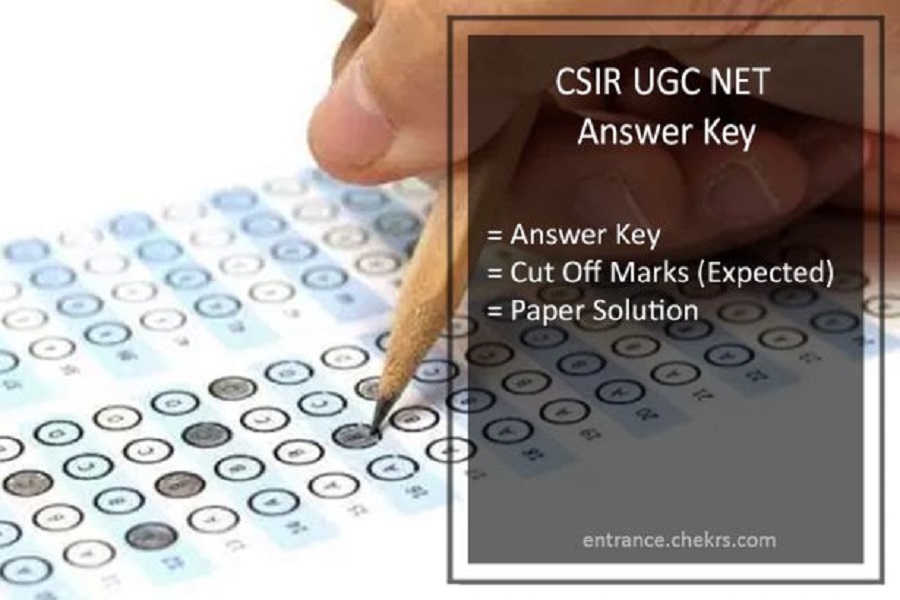 CSIR UGC NET Answer Key 2022