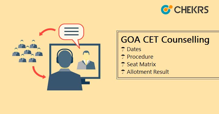 Goa GCET Counselling 2021
