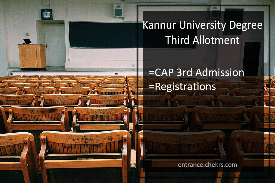 Kannur University Third Allotment 2021