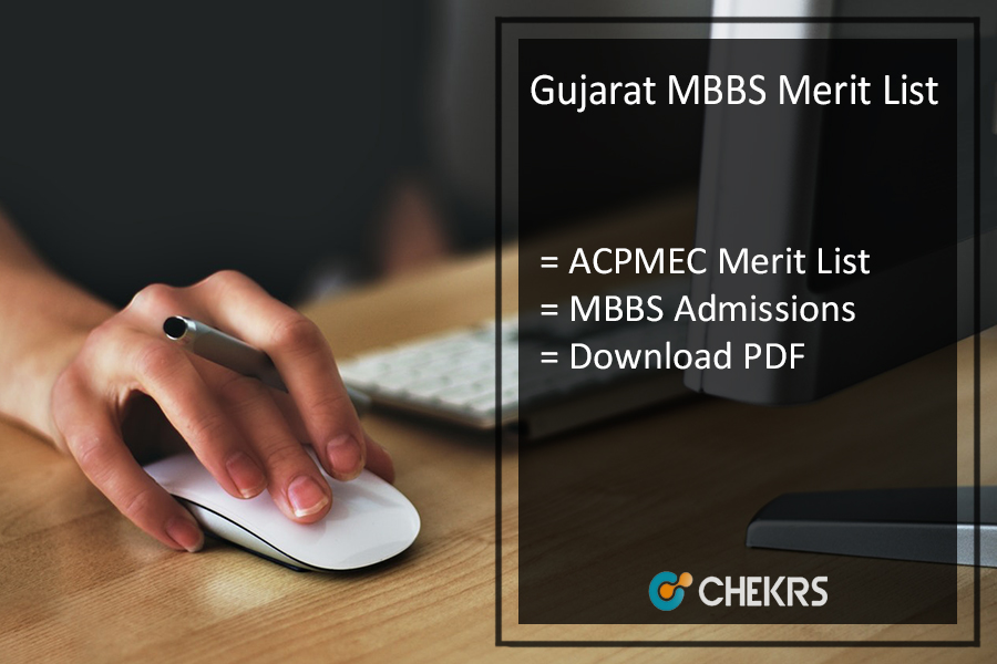 Gujarat MBBS Merit List 2025