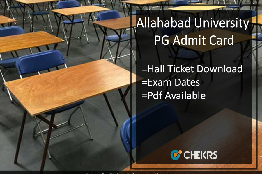 Allahabad University PG Admit Card 2022