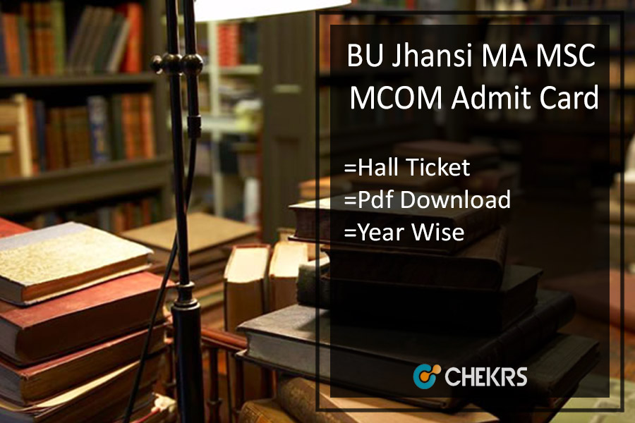 BU Jhansi MA M.SC M.COM Admit Card 2024