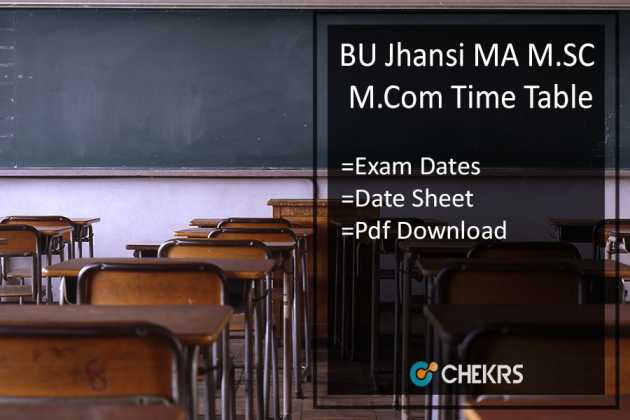 BCOM 2nd Year Time Table 2022 - B.Com Part II, 3rd, 4th Semester Date Sheet