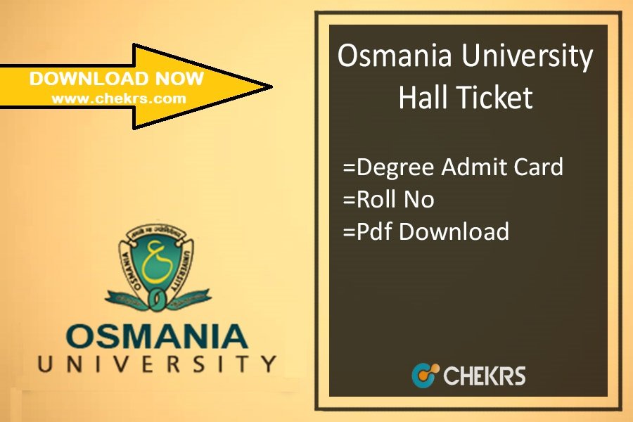 Osmania University Hall Ticket 2022