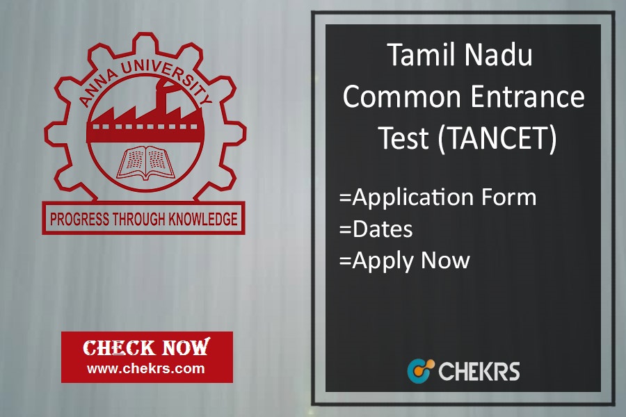 Tamil Nadu Tancet 2018 Syllabus