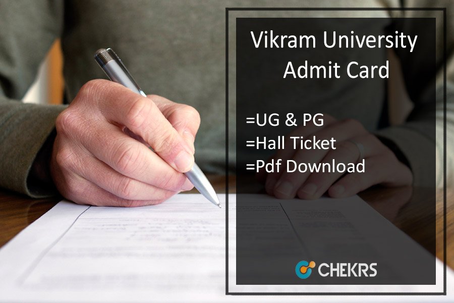 Vikram University Admit Card 2024