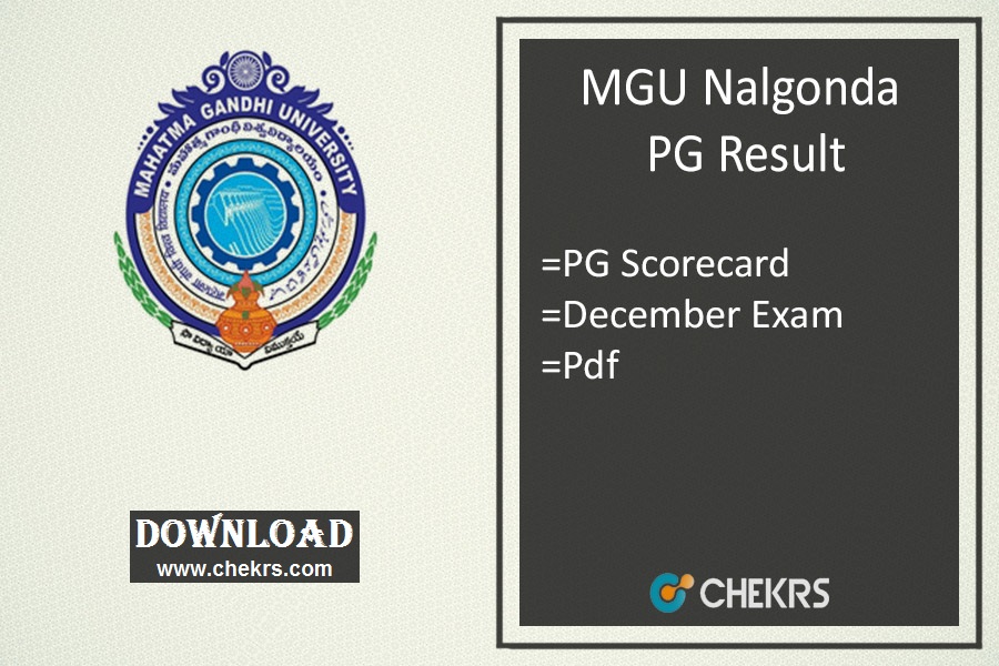 MGU PG Results 2024