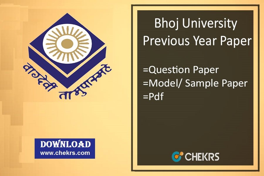 Bhoj University Previous Year Paper
