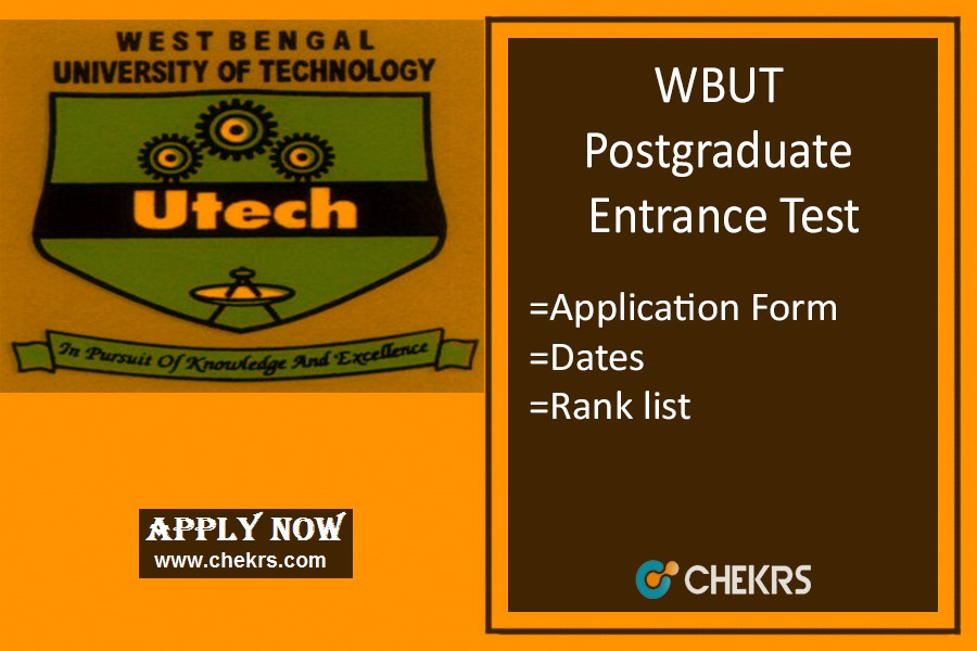 WBUT PGET : Application Form, Date, Syllabus, Rank List