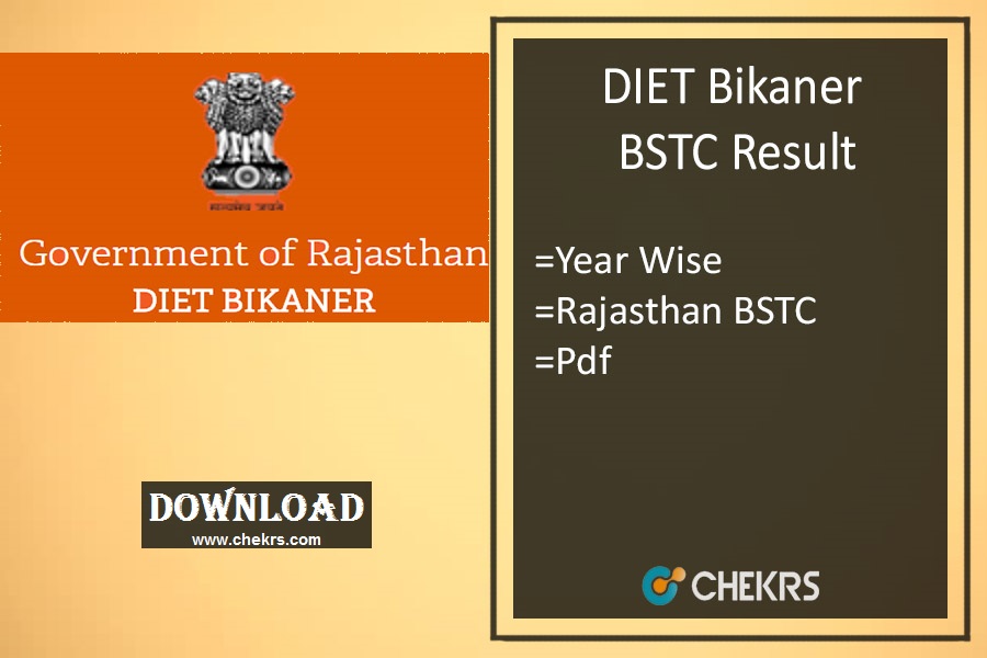 Rajasthan BSTC Result 2022