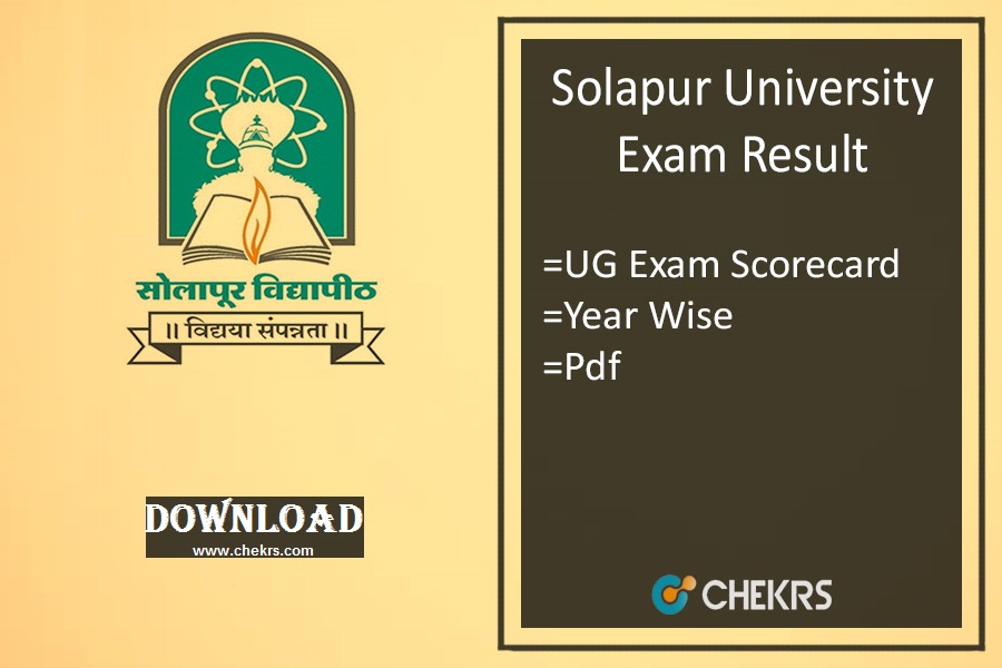 Solapur University Result 2021
